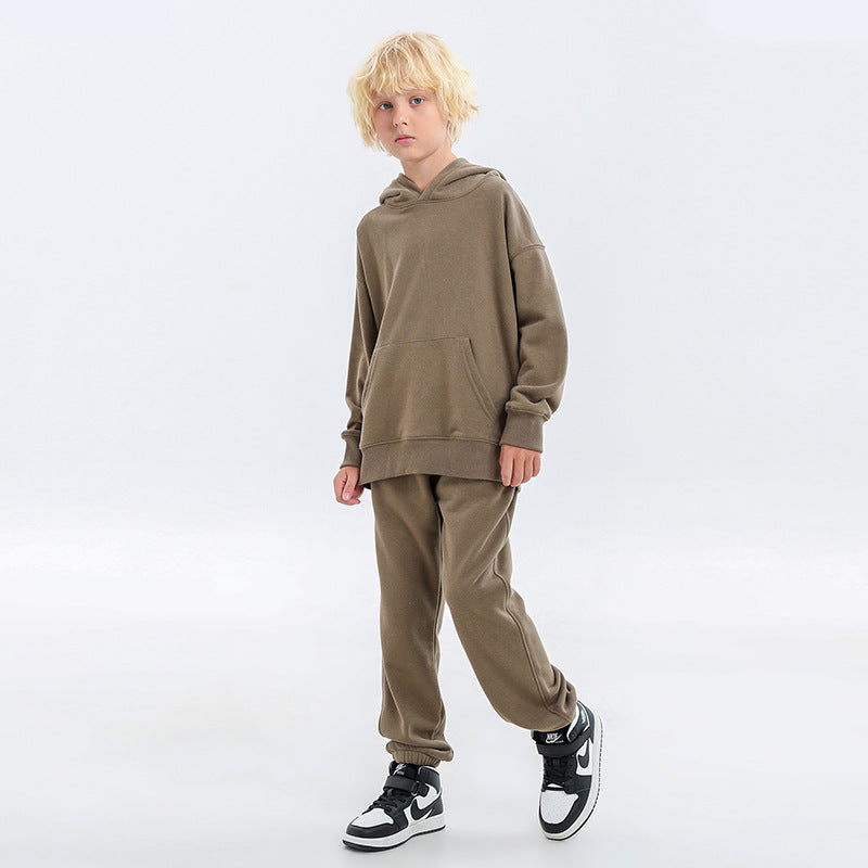 Cocoa Yacht Club Terry Cotton Loose Hooded Sweater & Pants