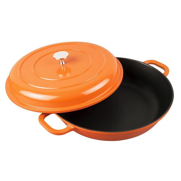 Nonstick Dutch Casserole, Orange 3 Qt. 11" (28cm)