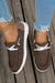 Coffee Lace Up Casual Shoes