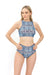TIE-DYE HIGH WAIST BIKINI (BOTTOM)