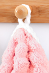 Peach Blossom Coral Fleece Bath Towel