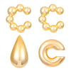 Cocoa Yacht Club Versatile Earrings with Elegant Hollow Ear Clips