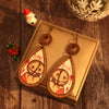 Wooden Teardrop Shape Earrings - Cocoa Yacht Club