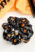 Black Halloween Pumpkin Ghost Hair Scrunchie