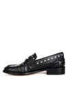 Oglavia Studs Embellished Leather Loafers