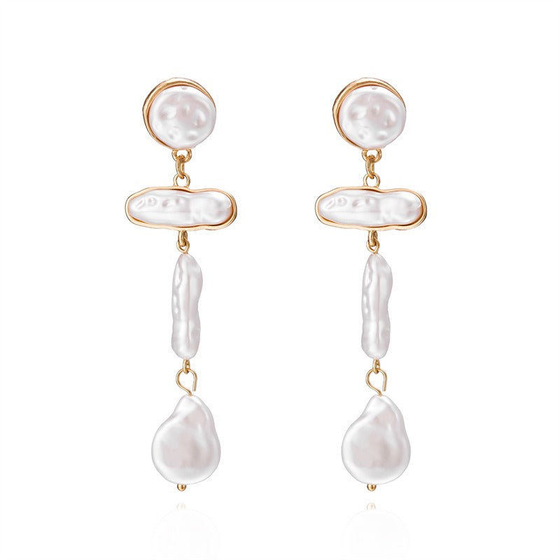 Cocoa Yacht Club Baroque Style Pearl Earrings