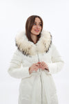 Genuine Fur Trim Down Fill Coat