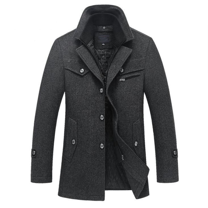 Cocoa Yacht Club Wool Slim Fit Men's Coat