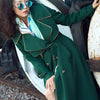 Cocoa Yacht Club Emerald Double Breasted Coat