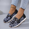 Cocoa Yacht Club Checkered Metal Buckle Loafers