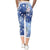 Cocoa Yacht Club Denim Floral Casual Pants