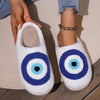 Cocoa Yacht Club Blue Circle Cotton Slippers