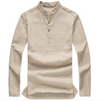 Cocoa Yacht Club Long Sleeve Linen Shirt