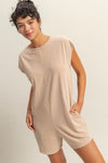HYFVE Round Neck Cap Sleeve Relaxed Fit Breezy Romper