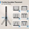 ErgoAV Universal Soundbar Mount Supports up to 15lbs