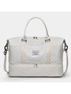 Diamond Grid Oxford Cloth Oversize Travel Bag