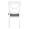 TOPMAX 6-Piece Wood Dining Table Set Kitchen Table Set with Upholstered Bench and 4 Dining Chairs, Farmhouse Style,Gray+White (old sku: SP000003AAK)