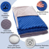 7 Lbs Weighted Blanket for Kids with Removable Cover - 41" x 60"