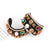 Light luxury C-shaped earring accessories for women