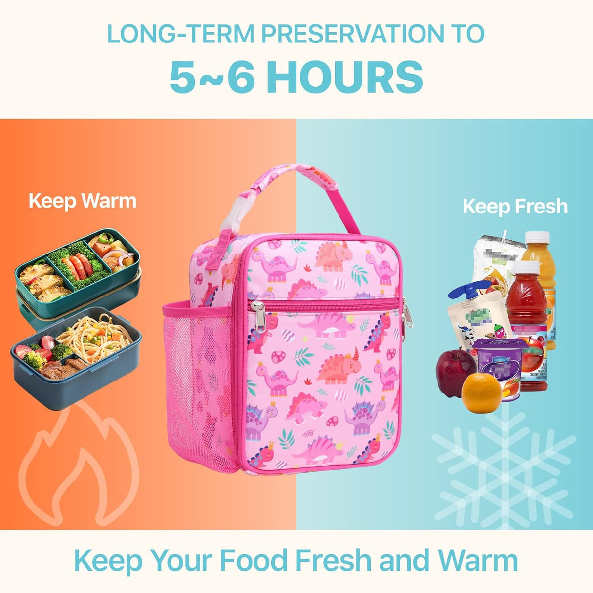 Insulated Kids Lunch Bag