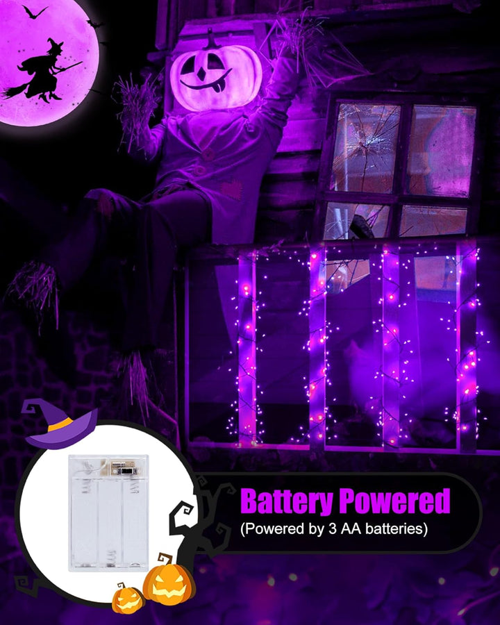 Fairy Lights Battery Operated, 10Ft 120 LEDs