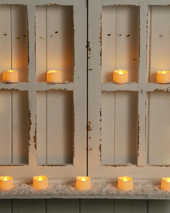 Homemory 12Pcs Flickering Flameless Candle Battery Operated