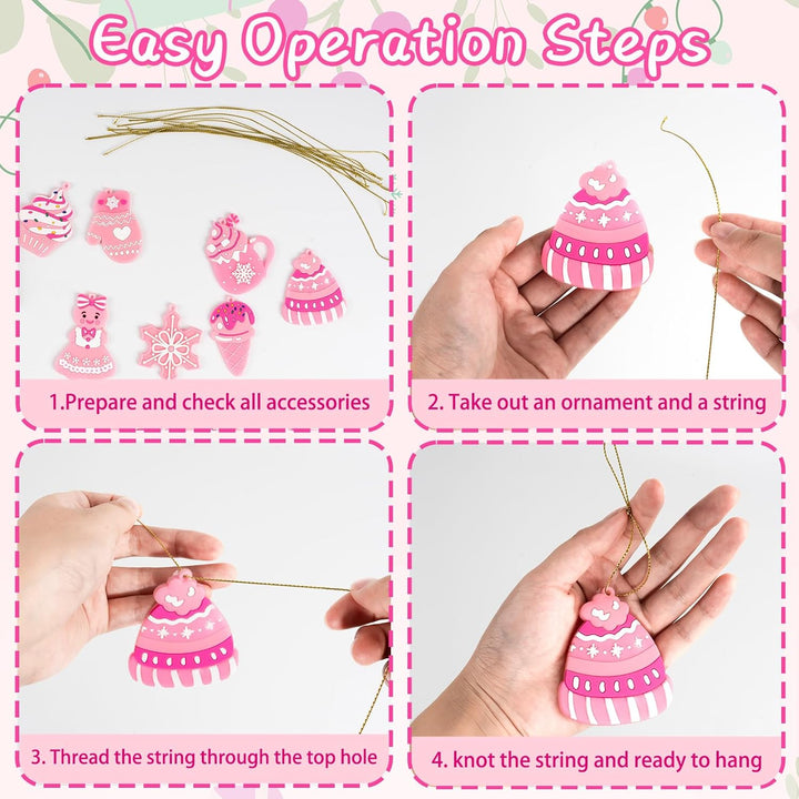 Christmas Ornaments for Tree Decorations, 12pcs