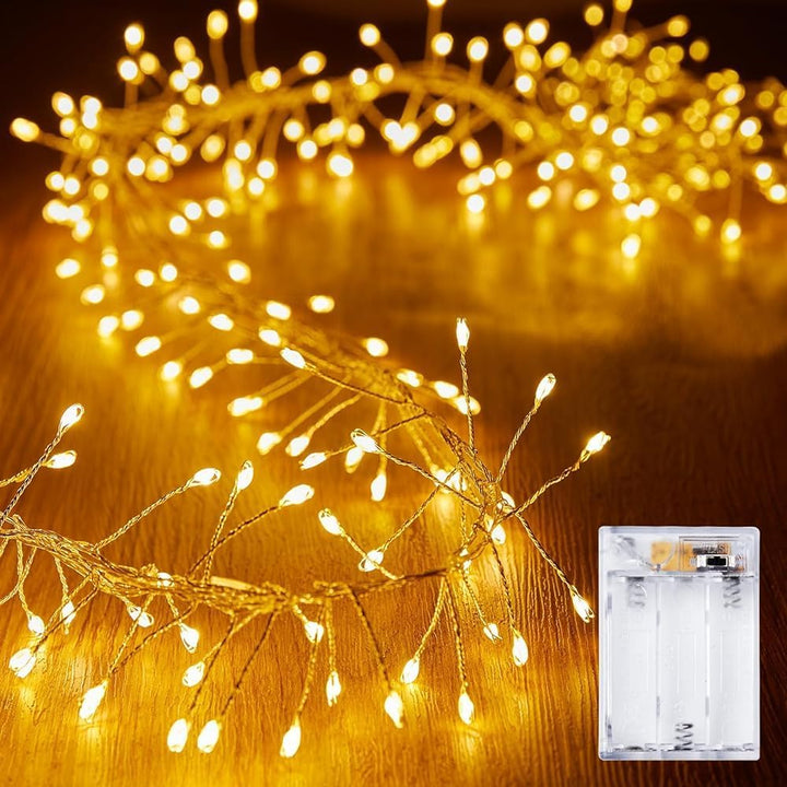 Fairy Lights Battery Operated, 10Ft 120 LEDs