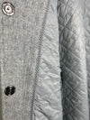 Genuine Scandinavian Mink Fur Virgin Wool Coat