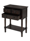 Cocoa Yacht Club Narrow Console Desk (Espresso)