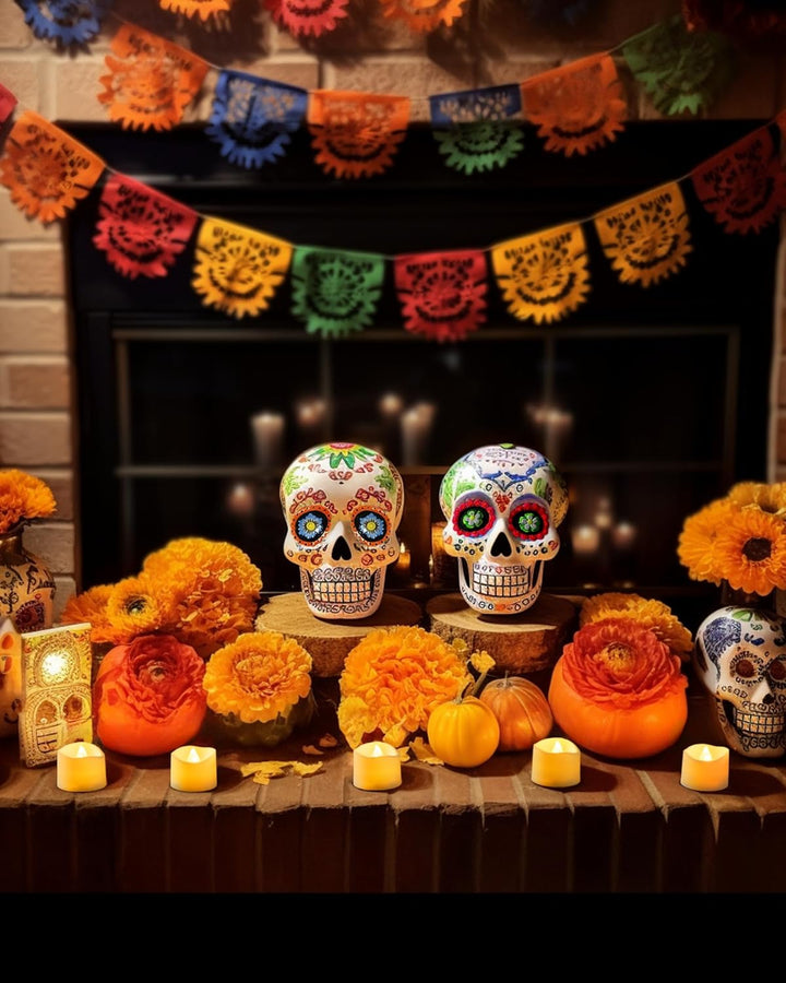 Homemory 12Pcs Flickering Flameless Candle Battery Operated