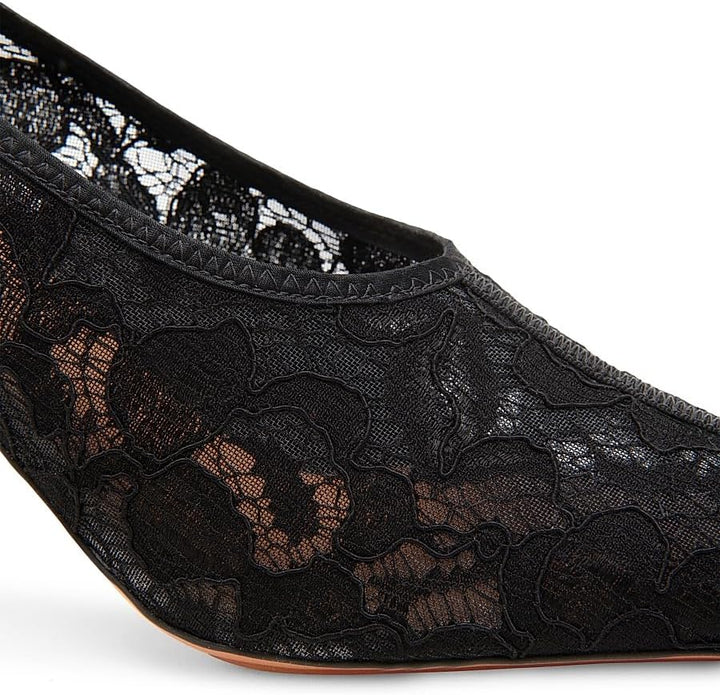Stella McCartney, 95MM Lace Square-Toe Pumps