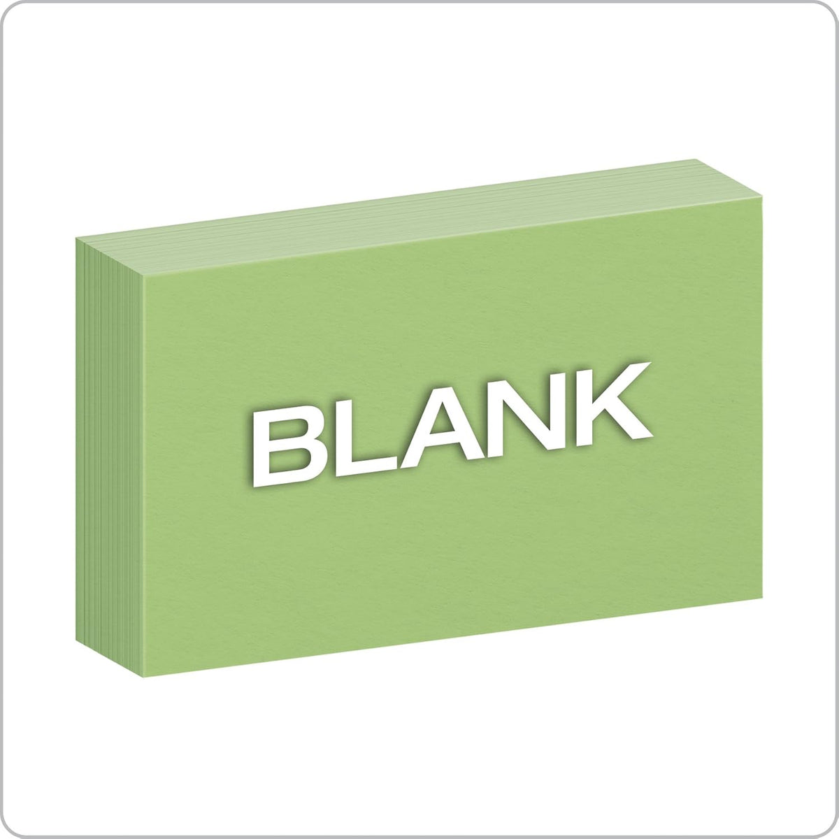 Oxford Blank Color Index Cards