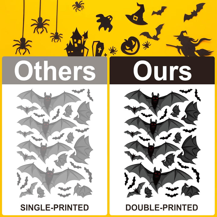 Christmas Window Clings Decorations, 10 Sheets