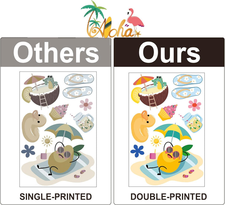 Christmas Window Clings Decorations, 10 Sheets