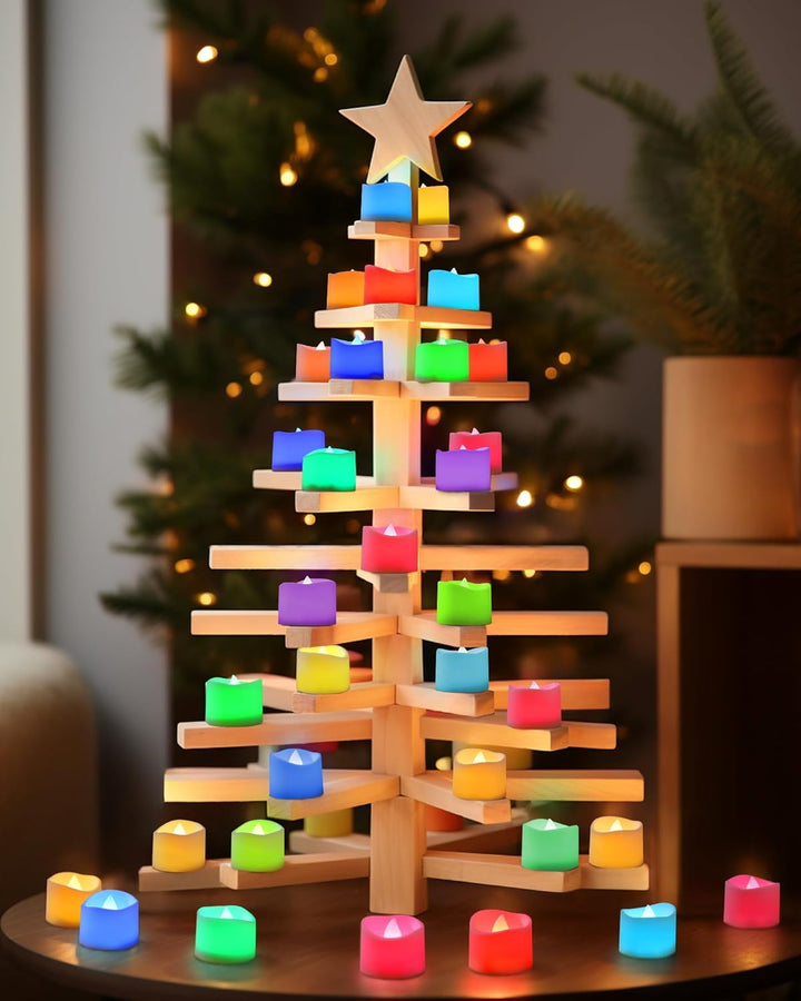 Homemory 12Pcs Flickering Flameless Candle Battery Operated