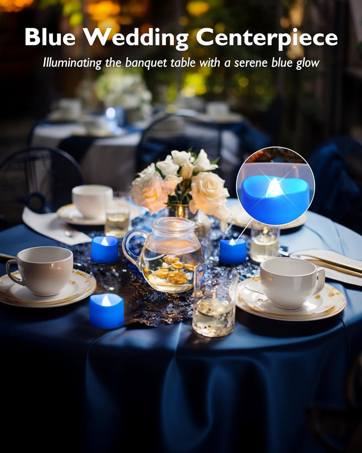 Homemory 12Pcs Flickering Flameless Candle Battery Operated