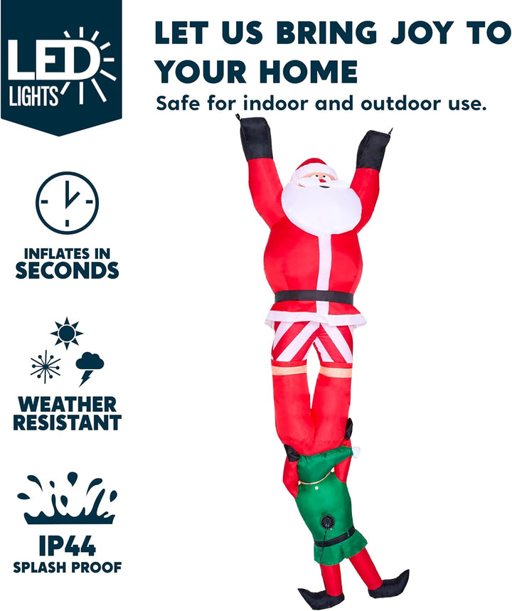 8 FT Hanging Christmas Inflatables Decoration