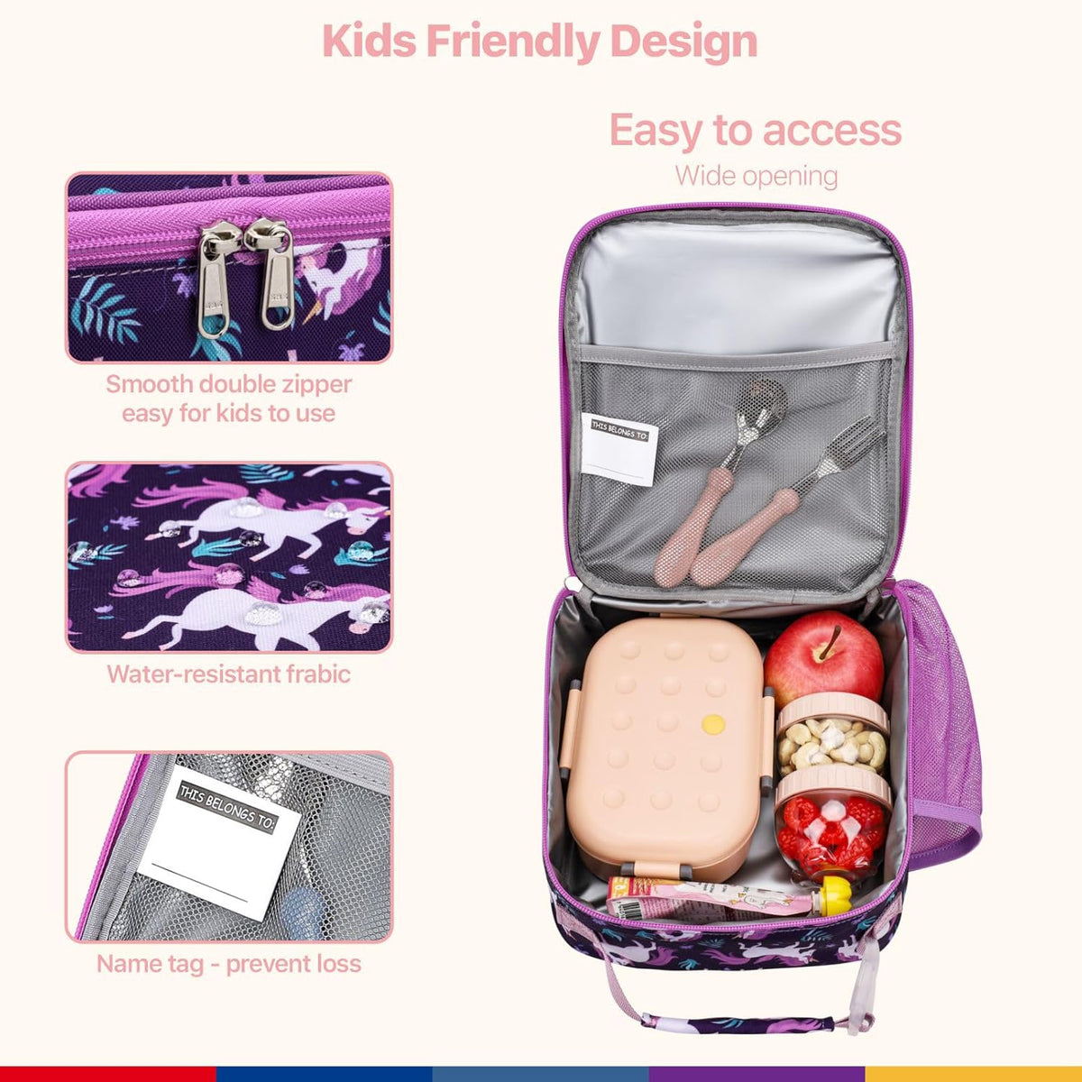 Insulated Kids Lunch Bag