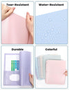 3 Hole Pocket Folders (6 Pack, Assorted Color)