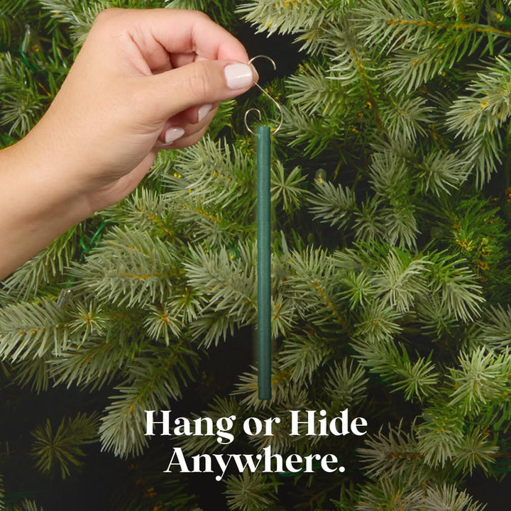 Scentsicles White Winter Fir Scented Christmas Tree Ornaments - 2 Bottles (12 Sticks Total)