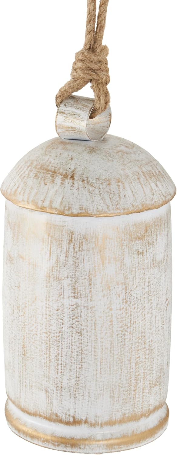 Deco 79 Gold Metal Tibetan Inspired Decorative Giant XL Cow Bells