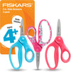 Pointed-Tip Scissors for Kids 4-7 (3-Pack)