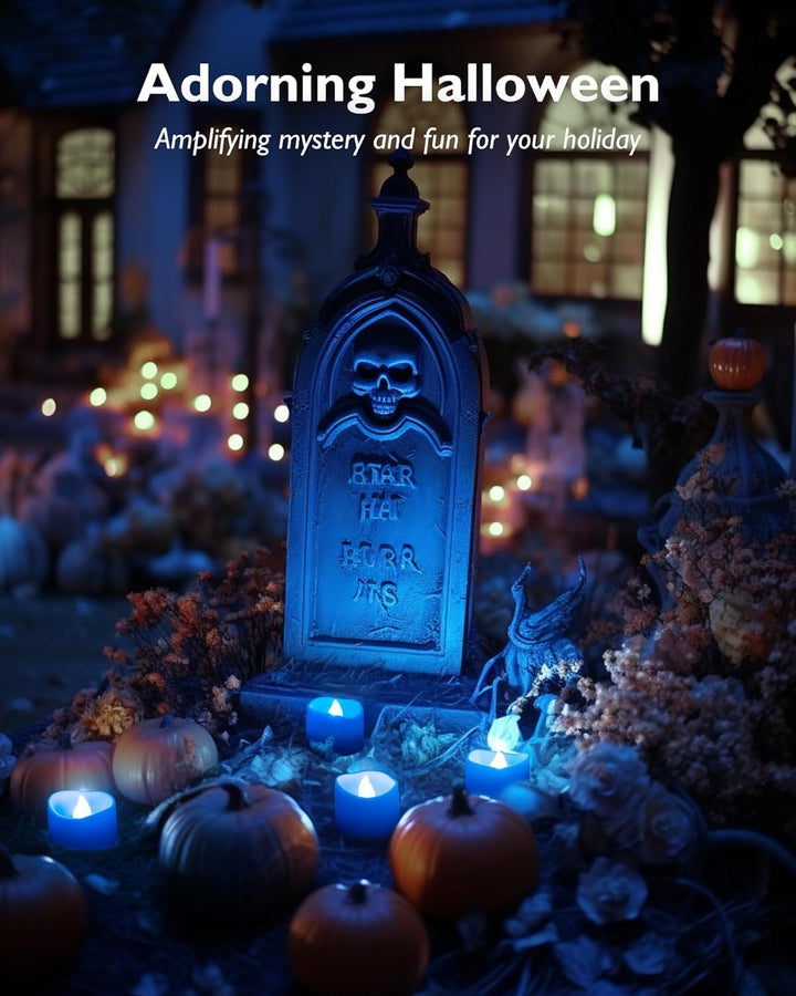 Homemory 12Pcs Flickering Flameless Candle Battery Operated