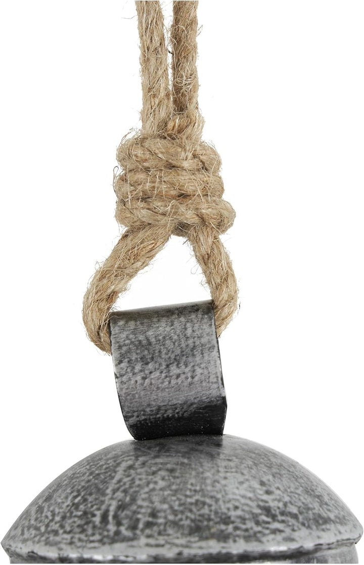 Deco 79 Gold Metal Tibetan Inspired Decorative Giant XL Cow Bells