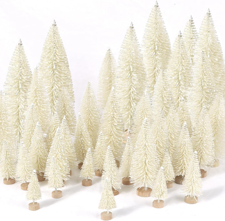 30Pcs Christmas Decorations Mini Christmas Trees