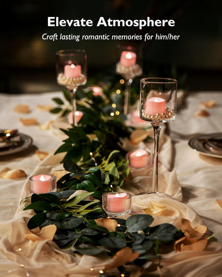 Homemory 12Pcs Flickering Flameless Candle Battery Operated