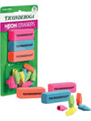 Ticonderoga Wedge Erasers, Pink, 3 Count