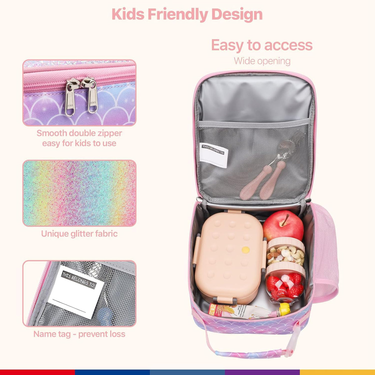 Insulated Kids Lunch Bag