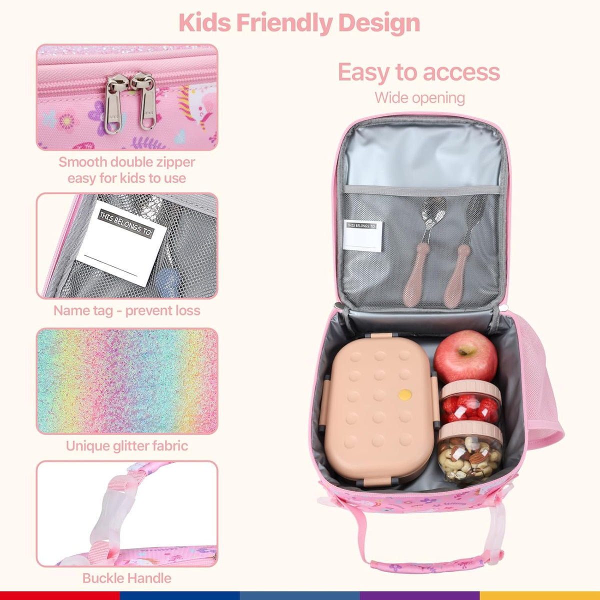 Insulated Kids Lunch Bag